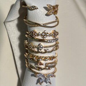 FREE PEOPLE Set Of 10 Stacking Rings NWT